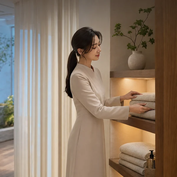아로마 블루밍릴렉스 마사지 안내 이미지